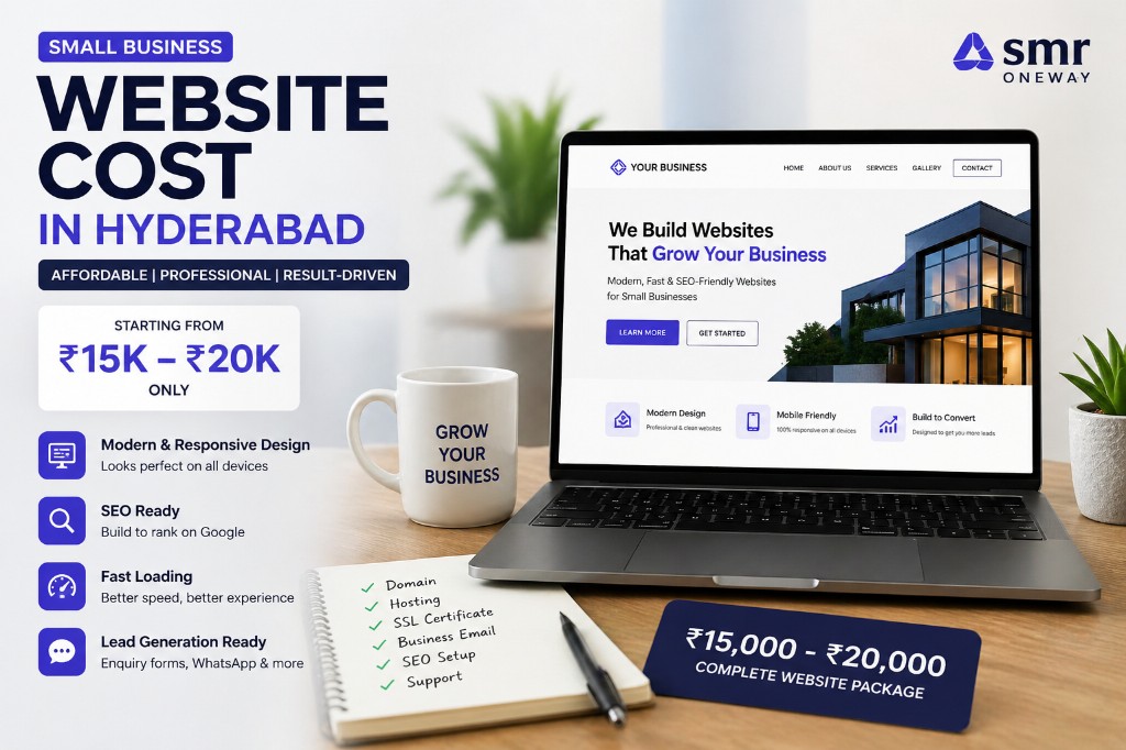 Small business website cost in Hyderabad